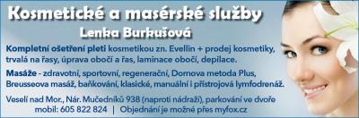 Kosmetické a masérské služby - Lenka Burkušová