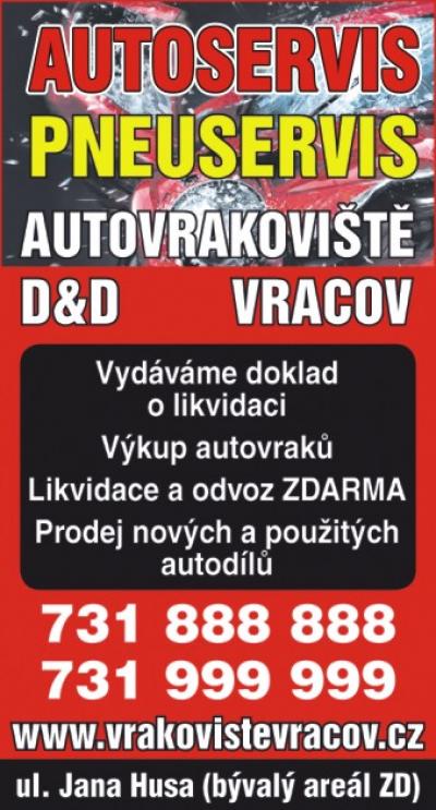 AUTOVRAKOVIŠTĚ Vracov - Auto - pneuservis