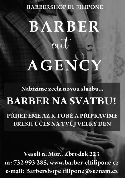 Barbershop El Filipone - barber na svatbu	