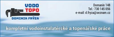 Dominik Frýza - kompletní vodoinstalatérské a topenářské práce