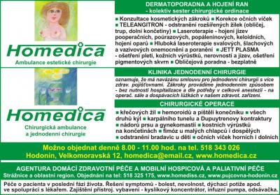 Homedica, s.r.o. - ambulance plastické a estetické chirurgie