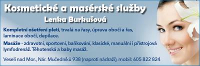 Kosmetické a masérské služby - Lenka Burkušová