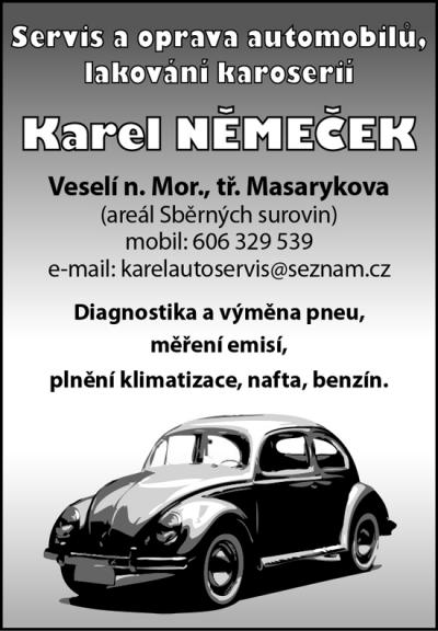 Servis a oprava automobilů, lakování karoserií - Karel Němeček