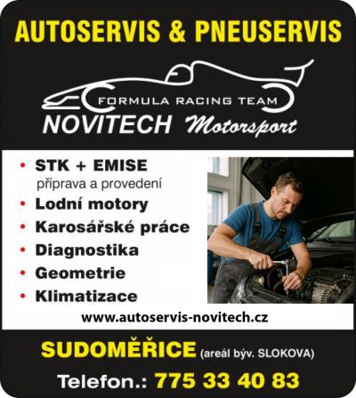 Servis Sudoměřice - opravy a servis lodních motorů - Novitech Sudoměřice