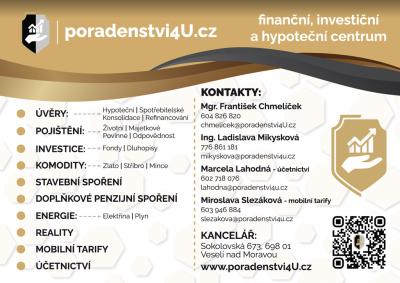 PORADENSTVÍ4U.CZ - FINANČNÍ, INVESTIČNÍ A HYPOTEČNÍ CENTRUM