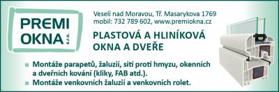 PREMI OKNA s.r.o. - plastová, hliníková okna a dveře, venkovní žaluzie