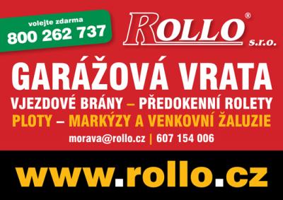 Rollo s.r.o. - garážová vrata, vjezdové brány, předokenní rolety