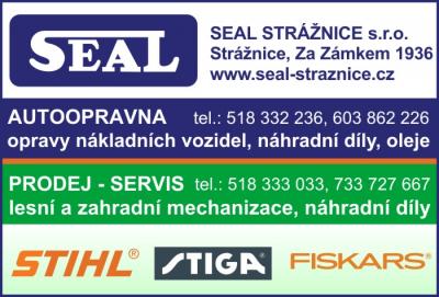 SEAL Strážnice s.r.o. - lesní a zahradní mechanizace - prodej, servis