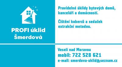 PROFI úklid Šmerdová - bytové domy i domácnosti