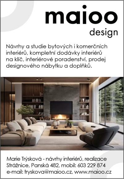 Maioo design - Marie Trýsková - návrhy interiérů, realizace