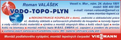 Valášek Roman - Vodo - topo - plyn