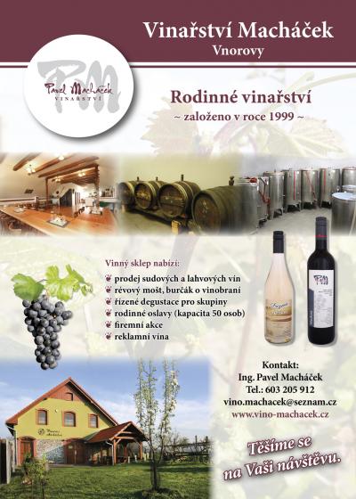 Vinařství Macháček - výroba vína