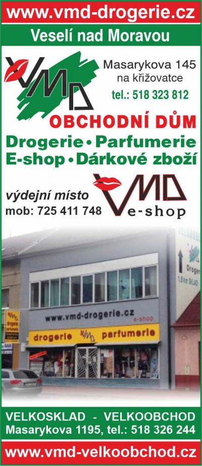 DROGERIE - kosmetika, barvy - laky - dům - zahrada, VMD drogerie s.r.o.