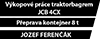 logo Výkopové práce traktorbagrem JCB 4CX, přeprava kontejner 8 t - Jozef Ferenčák